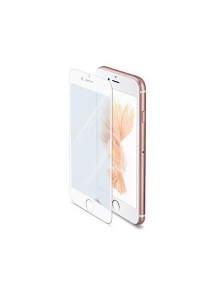 Celly GLASS801WH protezione per lo schermo e il retro dei telefoni cellulari Pellicola proteggischermo trasparente Apple