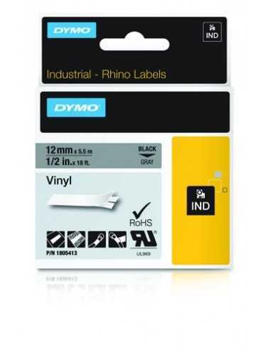 Dymo NASTRO 12MMX 5 5M VINILE NE GR  1805413 0071701059697 MATERIALE DI CONSUMO