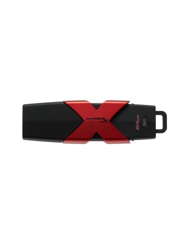 HyperX 64GB unità flash USB USB tipo A 3.2 Gen 1 (3.1 Gen 1) Nero, Rosso