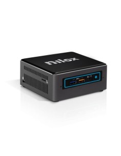 Nilox I3NXNUC4GB120 PC stazione di lavoro Intel® Core™ i3 i3-7100U 4 GB DDR4-SDRAM 120 GB SSD Mini PC Nero