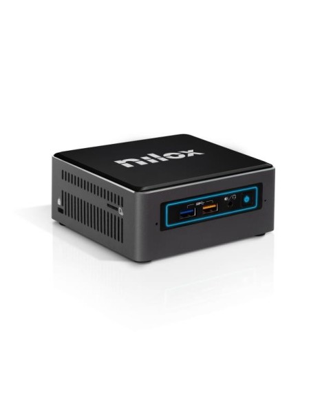 Nilox I3NXNUC4GB120 PC stazione di lavoro Intel® Core™ i3 i3-7100U 4 GB DDR4-SDRAM 120 GB SSD Mini PC Nero