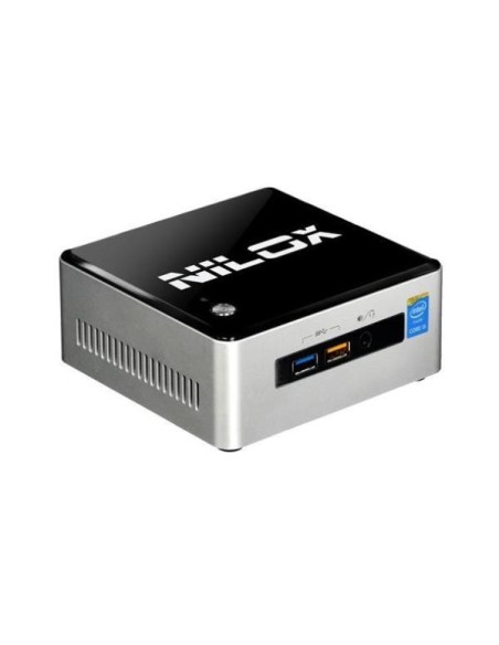 Nilox I5NXNUC4GB500 PC stazione di lavoro Intel® Core™ i5 i5-5250U 4 GB DDR3L-SDRAM 500 GB HDD Mini PC Nero, Grigio