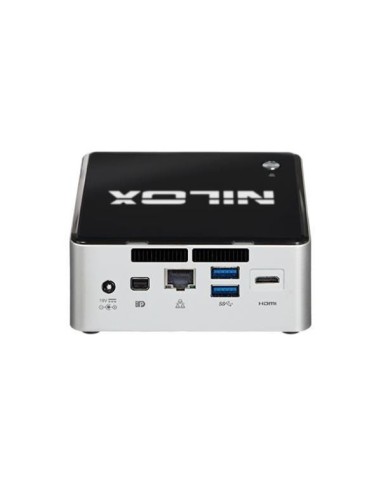 Nilox I5NXNUC4GB500 PC stazione di lavoro Intel® Core™ i5 i5-5250U 4 GB DDR3L-SDRAM 500 GB HDD Mini PC Nero, Grigio