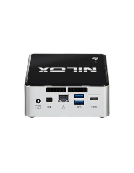 Nilox I5NXNUC4GB500 PC stazione di lavoro Intel® Core™ i5 i5-5250U 4 GB DDR3L-SDRAM 500 GB HDD Mini PC Nero, Grigio