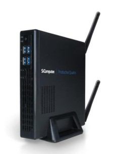 Nilox I5NXPQ500SER401 PC stazione di lavoro Intel® Core™ i5 i5-6400T 4 GB DDR3L-SDRAM 500 GB HDD USFF Mini PC Nero
