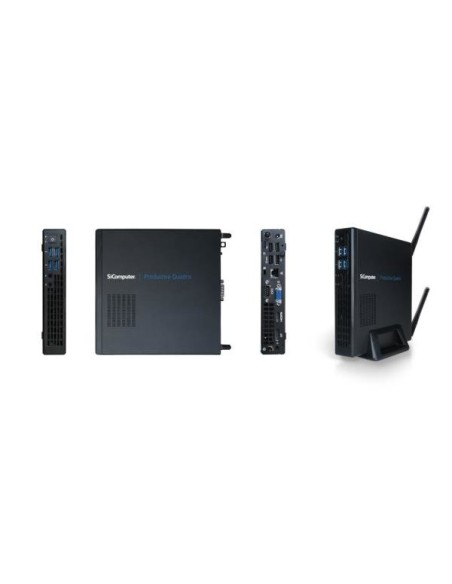 Nilox I7NXPQ240SER801 PC stazione di lavoro Intel® Core™ i7 i7-6700T 8 GB DDR3L-SDRAM 240 GB SSD Mini PC Nero