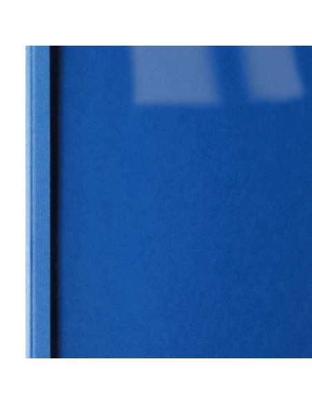GBC Copertine rilegatura termica LeatherGrain 4mm blu royal(100)