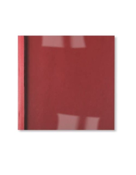 GBC Copertine rilegatura termica LeatherGrain 4 mm rosse (100)