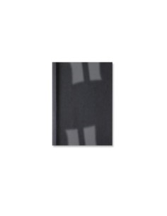GBC Copertine rilegatura termica LeatherGrain 4 mm nere (100)