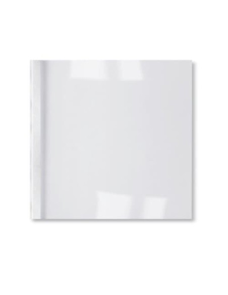 GBC Copertine rilegatura termica LeatherGrain 4 mm bianche (100)