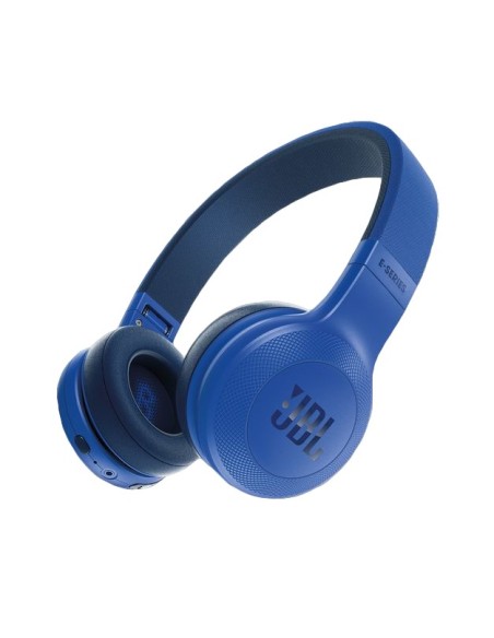 JBL E45BT Auricolare Con cavo e senza cavo A Padiglione Musica e Chiamate Bluetooth Blu