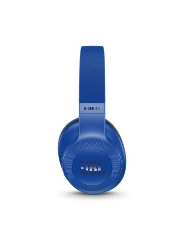 JBL E55BT Auricolare Con cavo e senza cavo A Padiglione Musica e Chiamate Bluetooth Blu