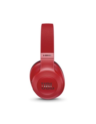 JBL E55BT Auricolare Con cavo e senza cavo A Padiglione Musica e Chiamate Bluetooth Rosso