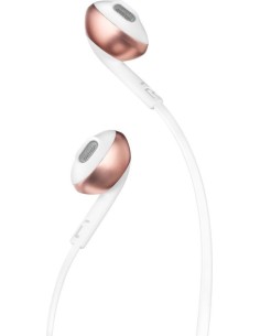 JBL T205 Auricolare Cablato In-ear Musica e Chiamate Rose Gold 2