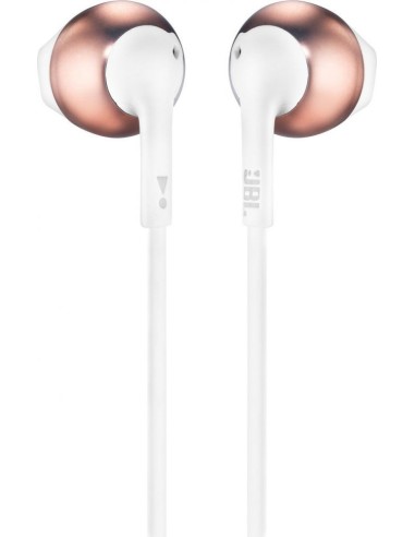 JBL T205 Auricolare Cablato In-ear Musica e Chiamate Rose Gold