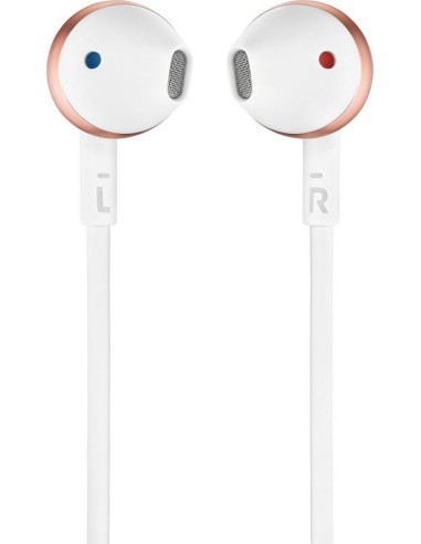 JBL T205 Auricolare Cablato In-ear Musica e Chiamate Rose Gold