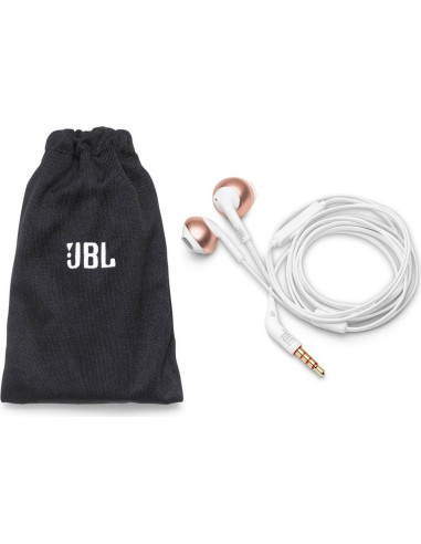 JBL T205 Auricolare Cablato In-ear Musica e Chiamate Rose Gold