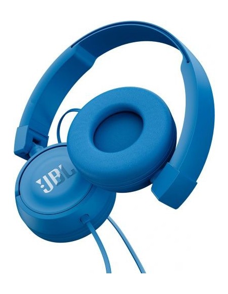 JBL T450 Auricolare Cablato A Padiglione Musica e Chiamate Blu