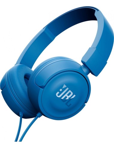 JBL T450 Auricolare Cablato A Padiglione Musica e Chiamate Blu