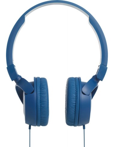 JBL T450 Auricolare Cablato A Padiglione Musica e Chiamate Blu