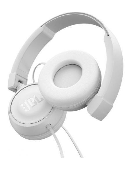 JBL T450 Auricolare Cablato A Padiglione Musica e Chiamate Bianco