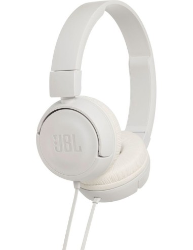 JBL T450 Auricolare Cablato A Padiglione Musica e Chiamate Bianco