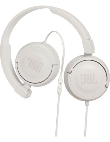 JBL T450 Auricolare Cablato A Padiglione Musica e Chiamate Bianco
