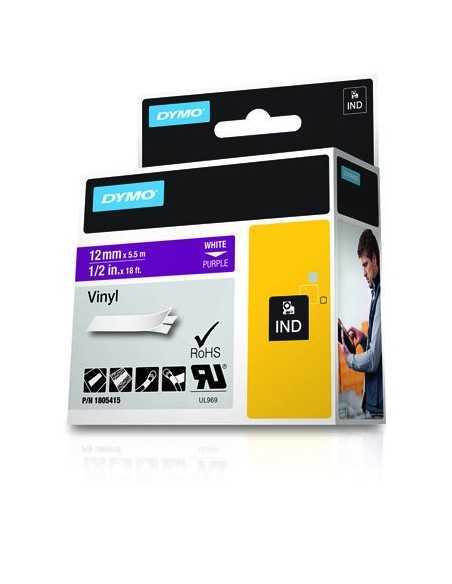 Dymo NASTRO 12MMX 5 5M VINILE BI VI D1 RHINOPRO 1805415 0071701059710 MATERIALE DI CONSUMO