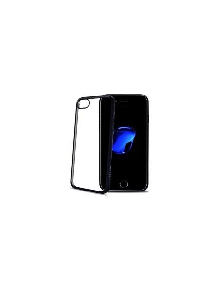 Celly LASER801BE custodia per cellulare 14 cm (5.5") Cover Nero, Trasparente