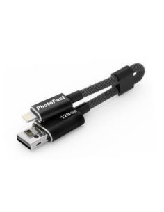 Nilox MCG3U3BK128GB unità flash USB 128 GB USB Type-A   Lightning 3.2 Gen 1 (3.1 Gen 1) Nero