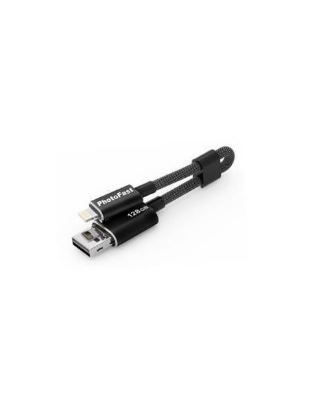 Nilox MCG3U3BK128GB unità flash USB 128 GB USB Type-A   Lightning 3.2 Gen 1 (3.1 Gen 1) Nero