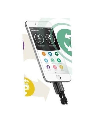 Nilox MCG3U3BK128GB unità flash USB 128 GB USB Type-A   Lightning 3.2 Gen 1 (3.1 Gen 1) Nero