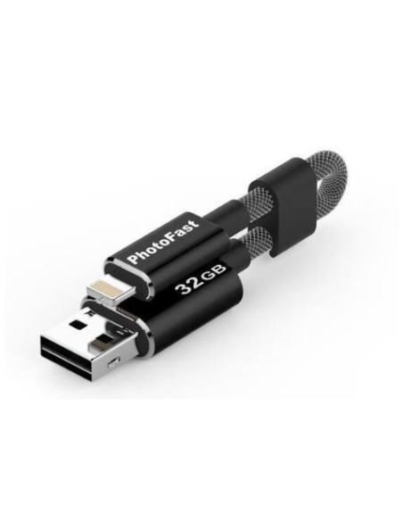 Nilox MCG3U3BK32GB unità flash USB 32 GB USB Type-A   Lightning 3.2 Gen 1 (3.1 Gen 1) Nero
