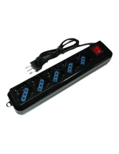 Nilox MGLP859 prolunghe e multiple 1,5 m 5 presa(e) AC Interno Nero