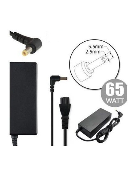 Nilox NLX65W-LT09 adattatore e invertitore Interno 65 W Nero