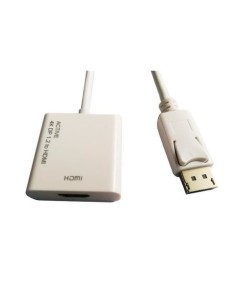 Nilox DisplayPort - HDMI M F HDMI tipo A (Standard) Bianco