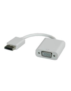 Nilox DisplayPort - VGA M F 0,1 m VGA (D-Sub) Bianco
