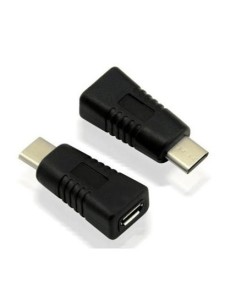 Nilox NX080200130 adattatore per inversione del genere dei cavi USB3.1 C USB micro B Nero