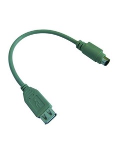 Nilox NX080500106 cavo PS 2 6-p Mini-DIN USB A Verde