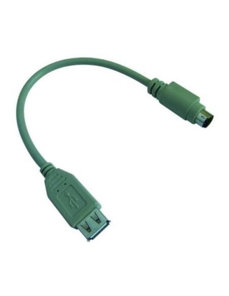 Nilox NX080500106 cavo PS 2 6-p Mini-DIN USB A Verde