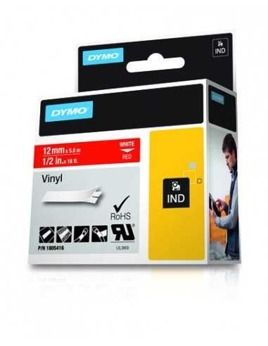Dymo NASTRO 12MMX 5 5M VINILE BI RO D1 RHINOPRO 1805416 0071701059727 MATERIALE DI CONSUMO