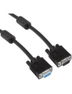 Nilox 3m VGA M F cavo VGA VGA (D-Sub) Nero