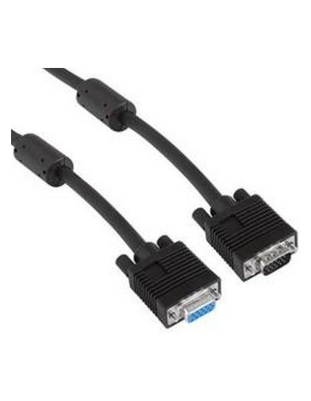 Nilox 3m VGA M F cavo VGA VGA (D-Sub) Nero