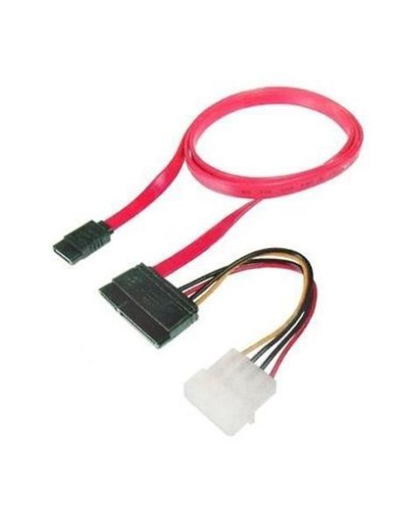Nilox 0.5m SATA 22 cavo SATA 0,5 m SATA 22-pin SATA 7-pin + Molex (4-pin) Rosso