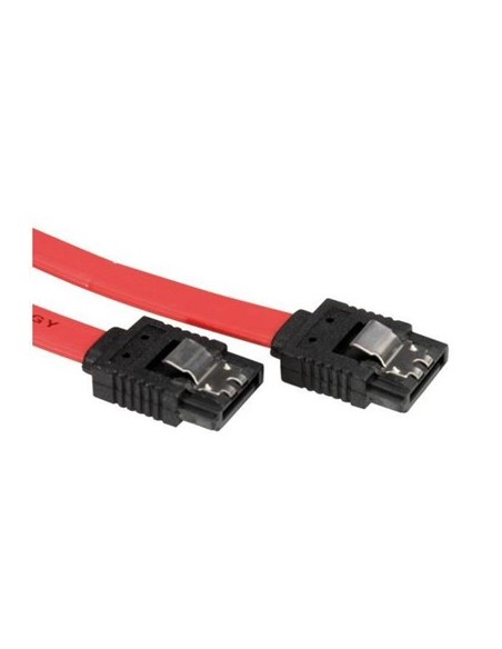 Nilox 1m SATA cavo SATA SATA 7-pin Nero, Rosso