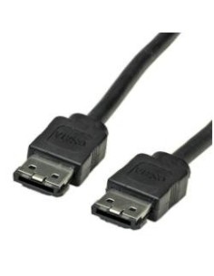 Nilox 0.5m eSATA cavo SATA 0,5 m Nero