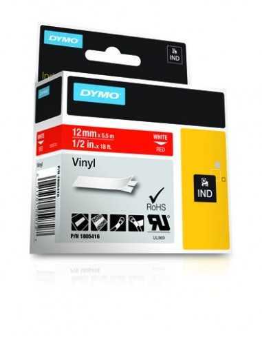 Dymo NASTRO 12MMX 5 5M VINILE BI RO D1 RHINOPRO 1805416 0071701059727 MATERIALE DI CONSUMO