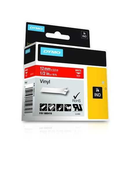 Dymo NASTRO 12MMX 5 5M VINILE BI RO D1 RHINOPRO 1805416 0071701059727 MATERIALE DI CONSUMO