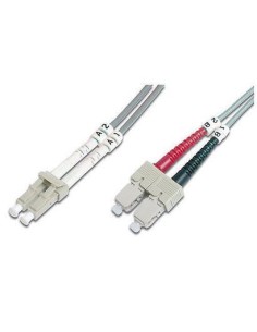 Nilox 2.0m 50 125u LC SC cavo InfiniBand e in fibra ottica 2 m Grigio