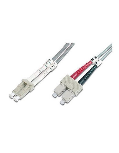 Nilox CAVO FIBRA 50 125 LC SC 3M cavo InfiniBand e in fibra ottica Grigio